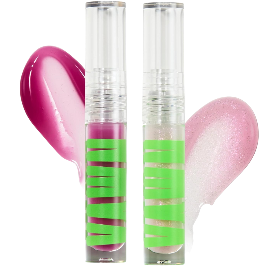 Lip Gloss Duo for Kids - Crystal Ball & Purple Gem