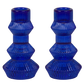 Cobalt Tapered Candle Holders (Set of 2)