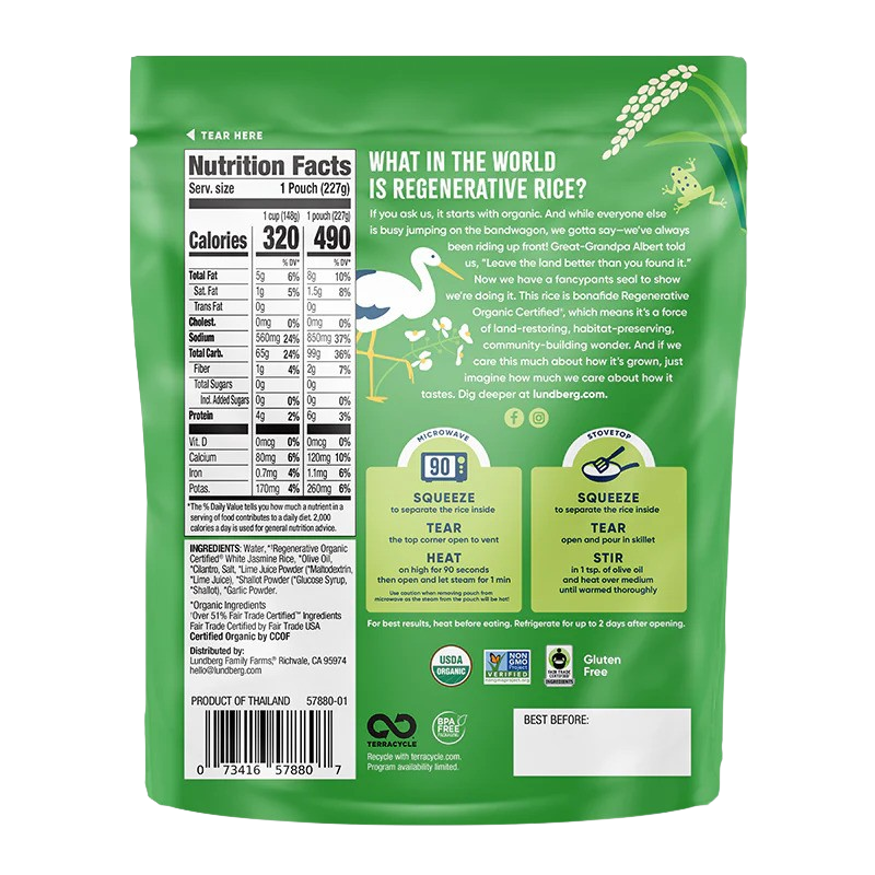 Organic 90-Second Cilantro Lime Rice (6 Pack)