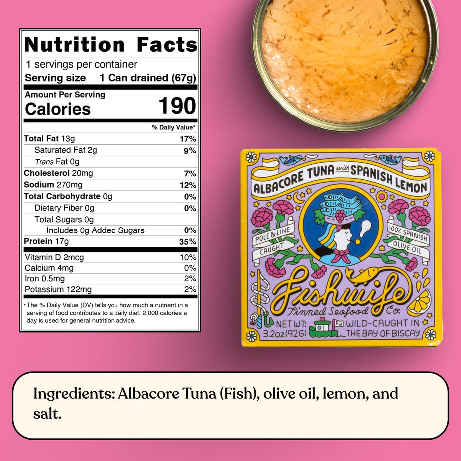 Albacore Tuna with Spanish Lemon