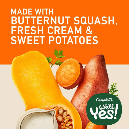 Butternut Squash & Sweet Potato Microwavable Sipping Soup