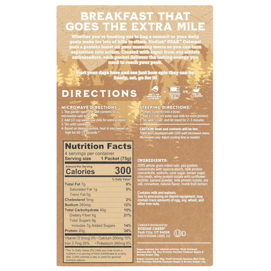 Banana Nut Oatmeal Packets (4 CT)