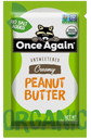 Organic Unsweetened Creamy Peanut Butter Squeeze (10 Pack)