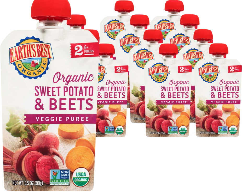 Organic Sweet Potato & Beets Veggie Puree (12 CT)