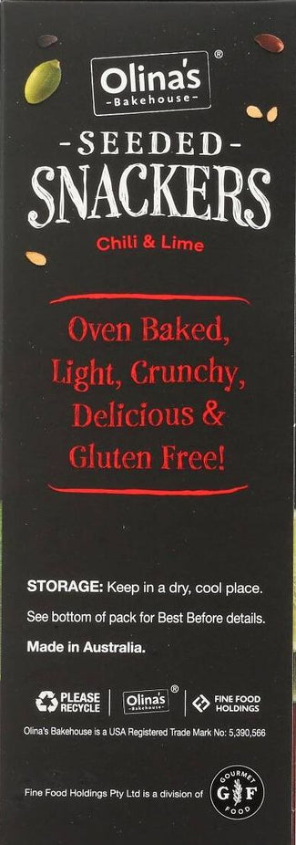 Seeded Chili Lime Crackers