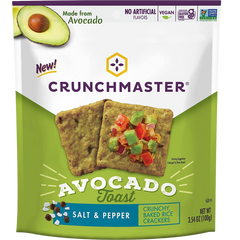 Avocado Toast Salt & Pepper Crackers
