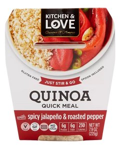 Spicy Jalapeno and Roasted Pepper Quinoa