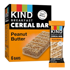 Peanut Butter Cereal Oats Bars (6 CT)