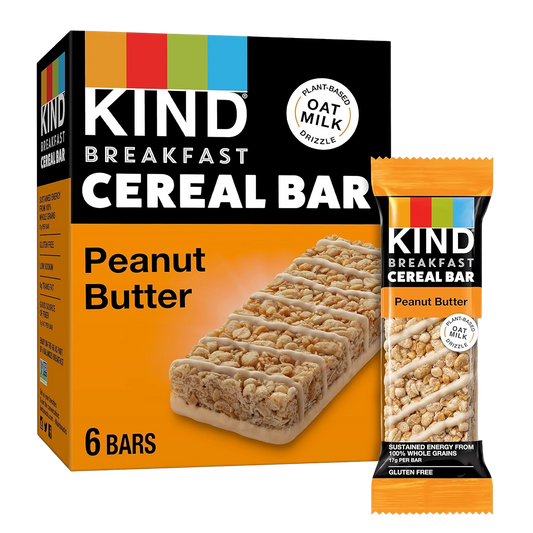 Peanut Butter Cereal Oats Bars (6 CT)