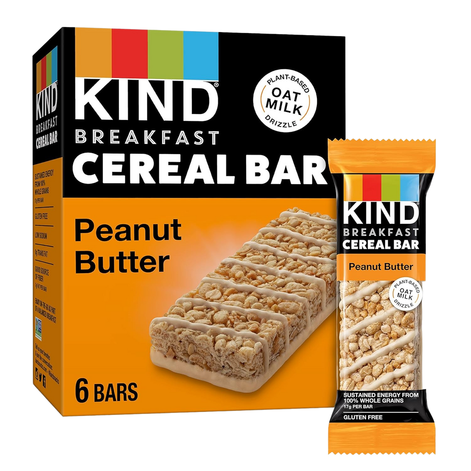 Peanut Butter Cereal Oats Bars (6 CT)