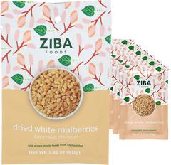Dried White Mulberries (6 Pack)