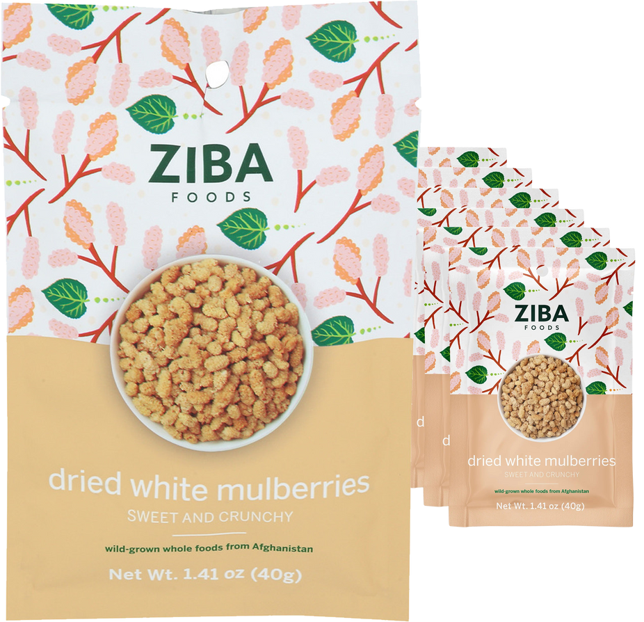Dried White Mulberries (6 Pack)