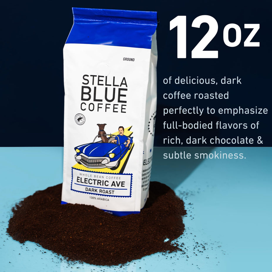 Electric Avenue Dark Roast Ground Coffee