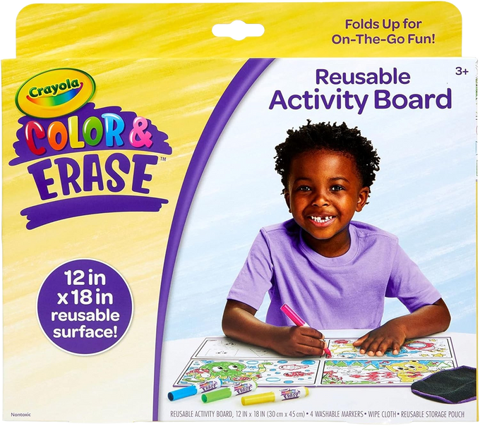 Color & Erase Reusable Activity Board