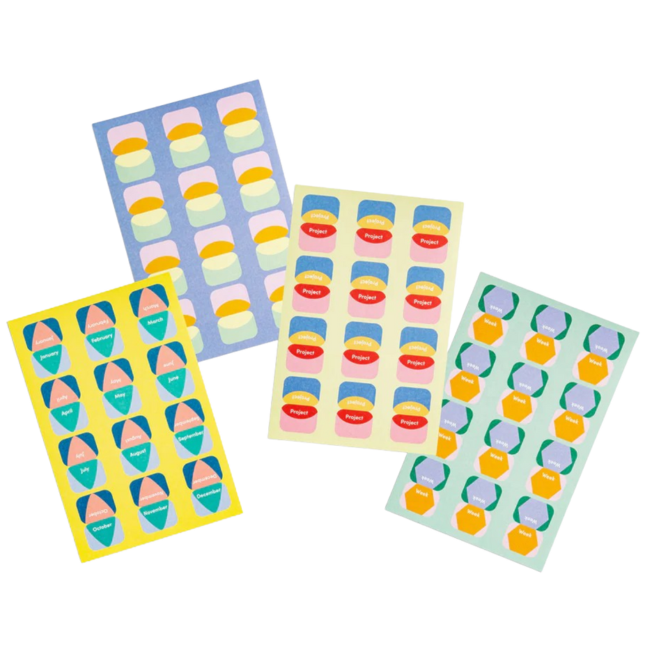 Vibrant Sticker Tabs V.2