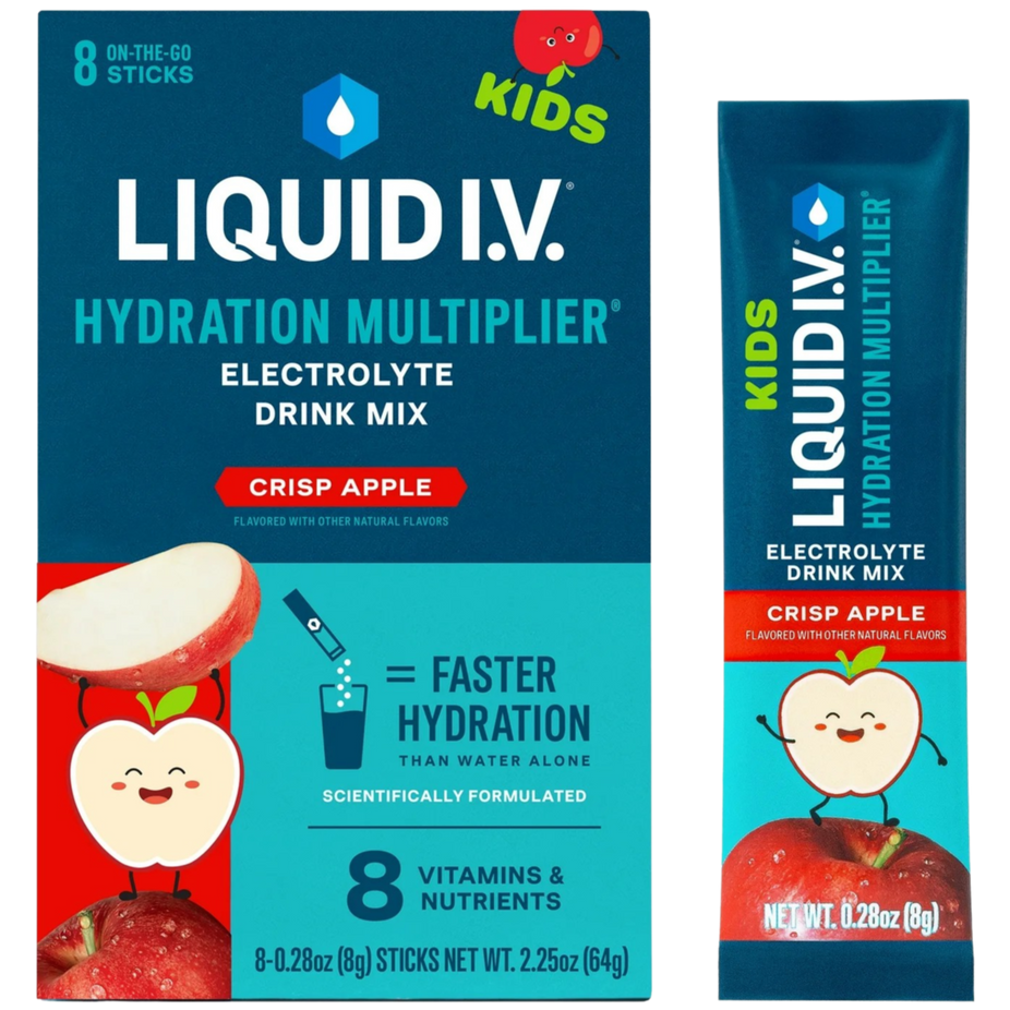 Hydration Multiplier Electrolyte Drink For Kids - Crisp Apple (8 CT)