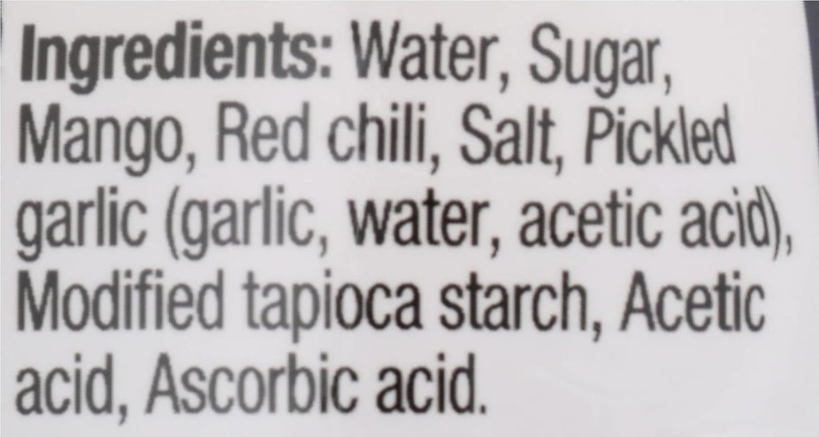 Thai Mango Sweet Chili Sauce