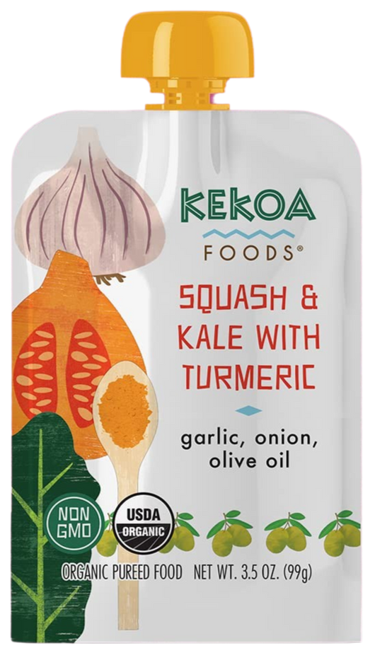 Squash & Kale with Turmeric Baby Food (6 Pack)