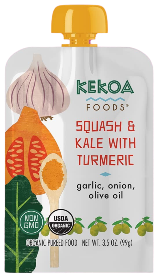 Squash & Kale with Turmeric Baby Food (6 Pack)