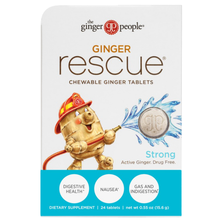 Ginger Rescue Strong Chewable Ginger Tablets