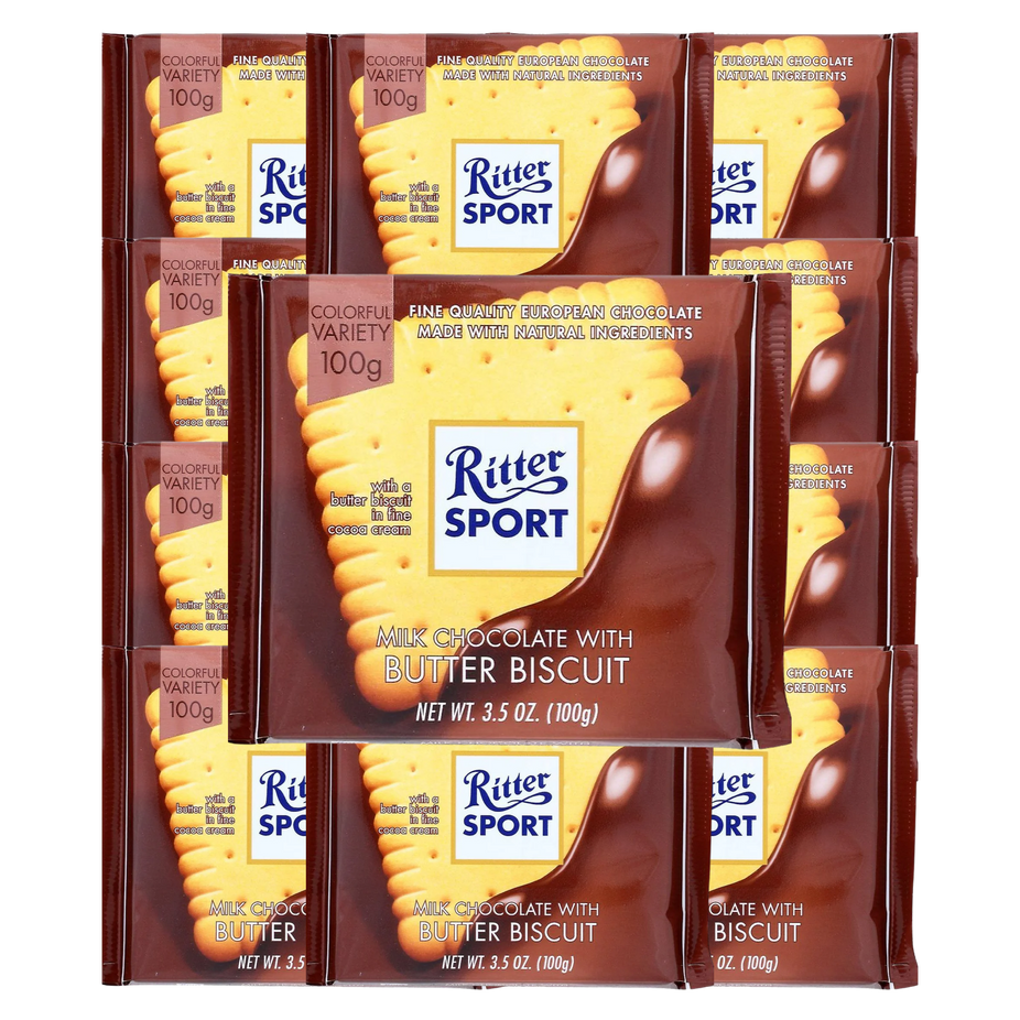 Milk Chocolate With Butter Biscuit Bar (11 Pack)
