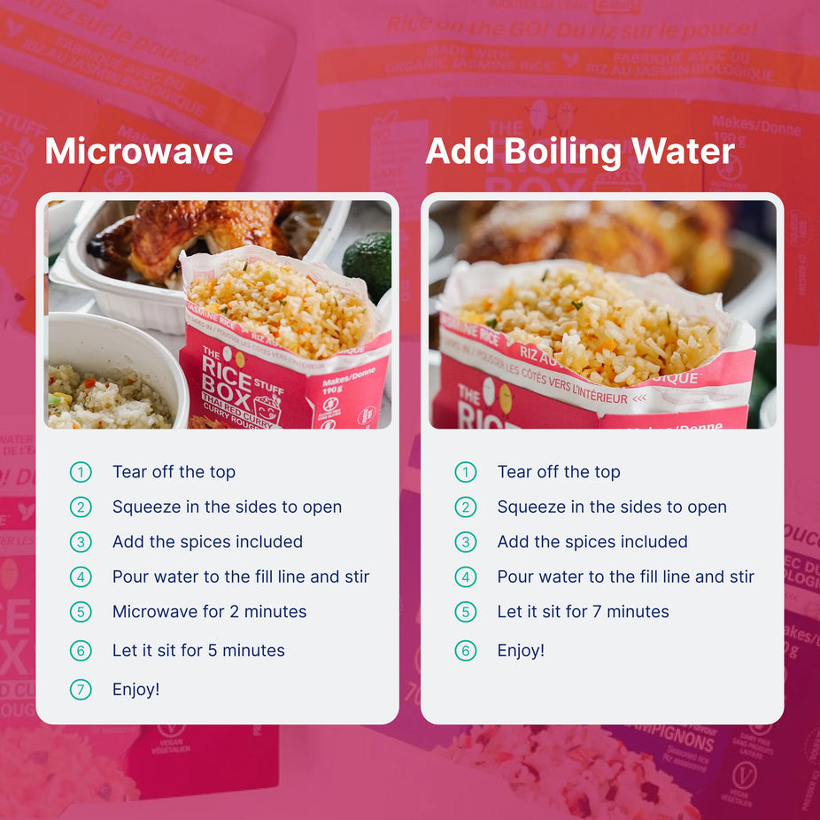 Instant Thai Red Curry Rice Box (6 Pack)