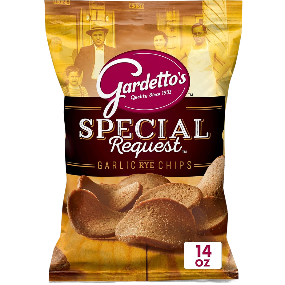 Special Request Garlic Rye Chips