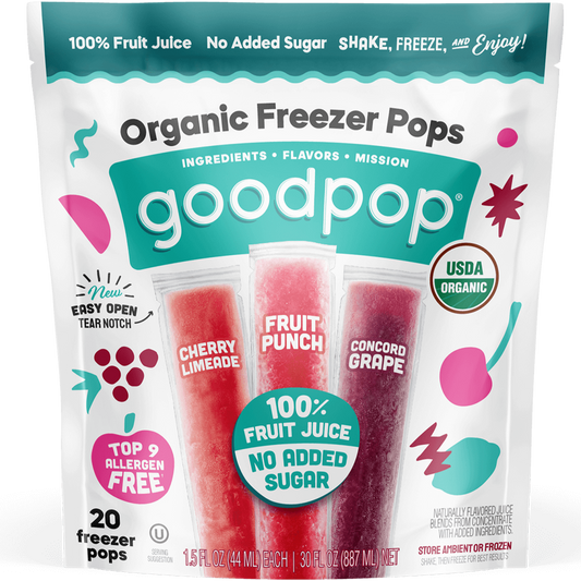Organic Variety Freezer Pops (20 CT)