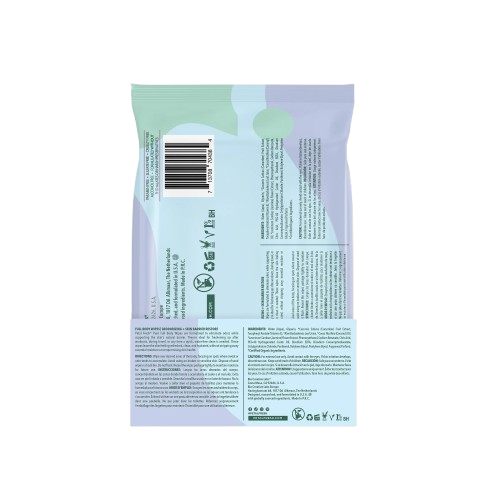 Fresh Aloe Full Body Deodorizing & Restoring Wipe (4 Pack)