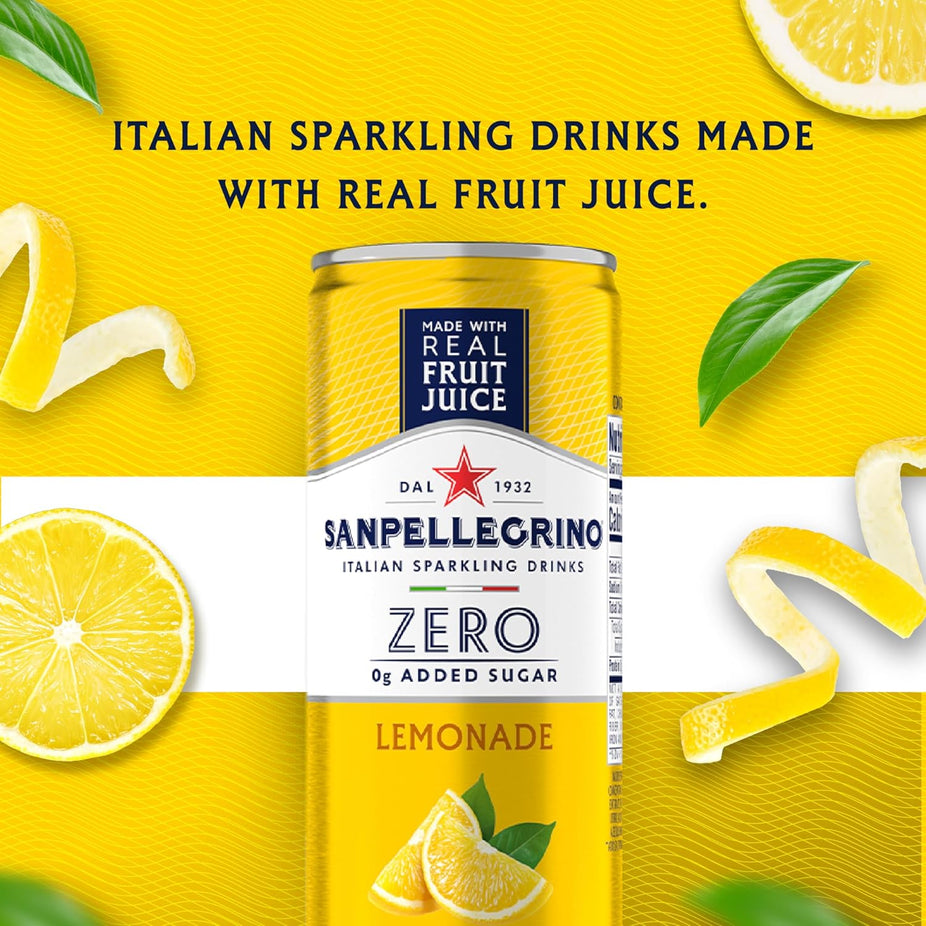 Zero Grams Added Sugar Lemonade (6 Pack)