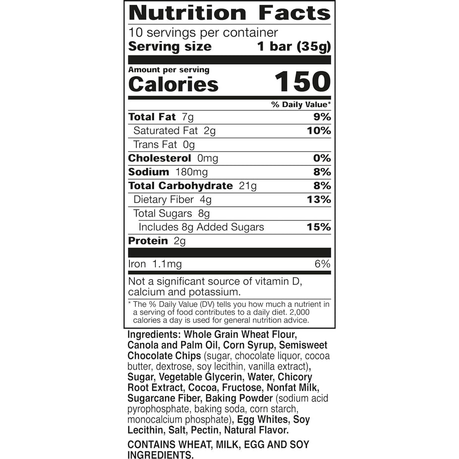 Soft Baked Muffin Bars - Double Chocolate Chip (10CT)