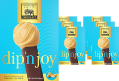 Dip And Joy Dark Chocolate Peanut Butter Stick (6 Pack)