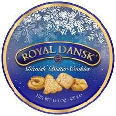 Snowflake Tin - Danish Butter Cookies