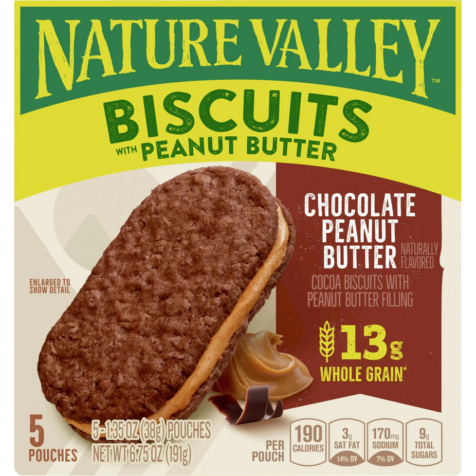 Cocoa Biscuits - Chocolate Peanut Butter (5 CT)