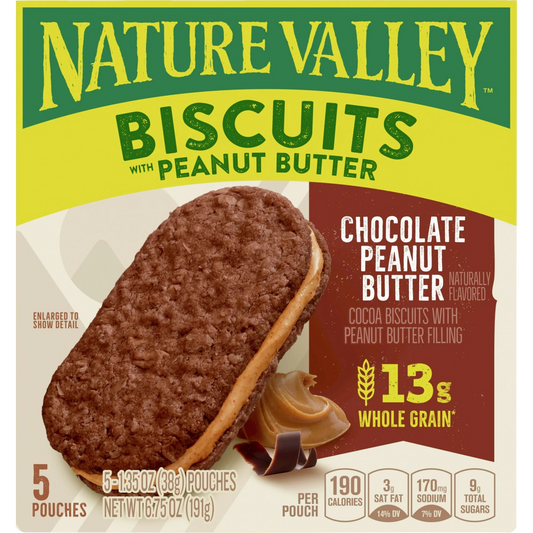 Cocoa Biscuits - Chocolate Peanut Butter (5 CT)
