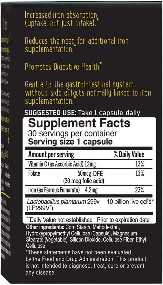 Probiotics + Iron (30 CT)