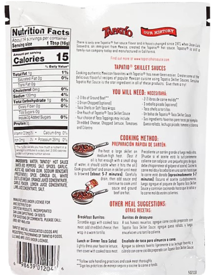 Classic Taco Skillet Sauce (8 Pack)