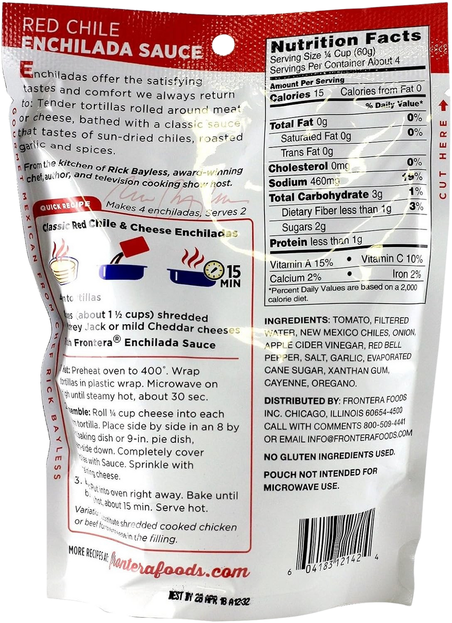 Mild Red Chili Enchilada Sauce Seasoning Pouch