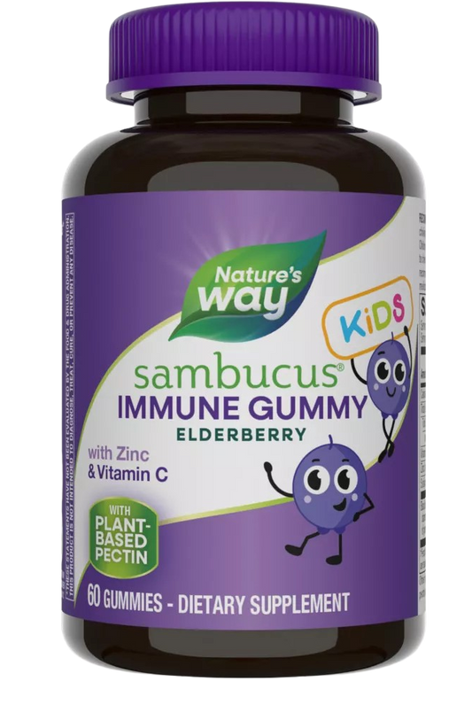 Sambucus Immune Gummies for Kids with Elderberry Vitamin C and Zinc
