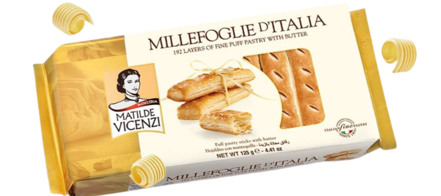 Millefoglie Puff Pastry with Butter Cookies