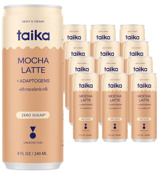 Mocha Latte + Adaptogens with Macadamia Milk (12 Pack)