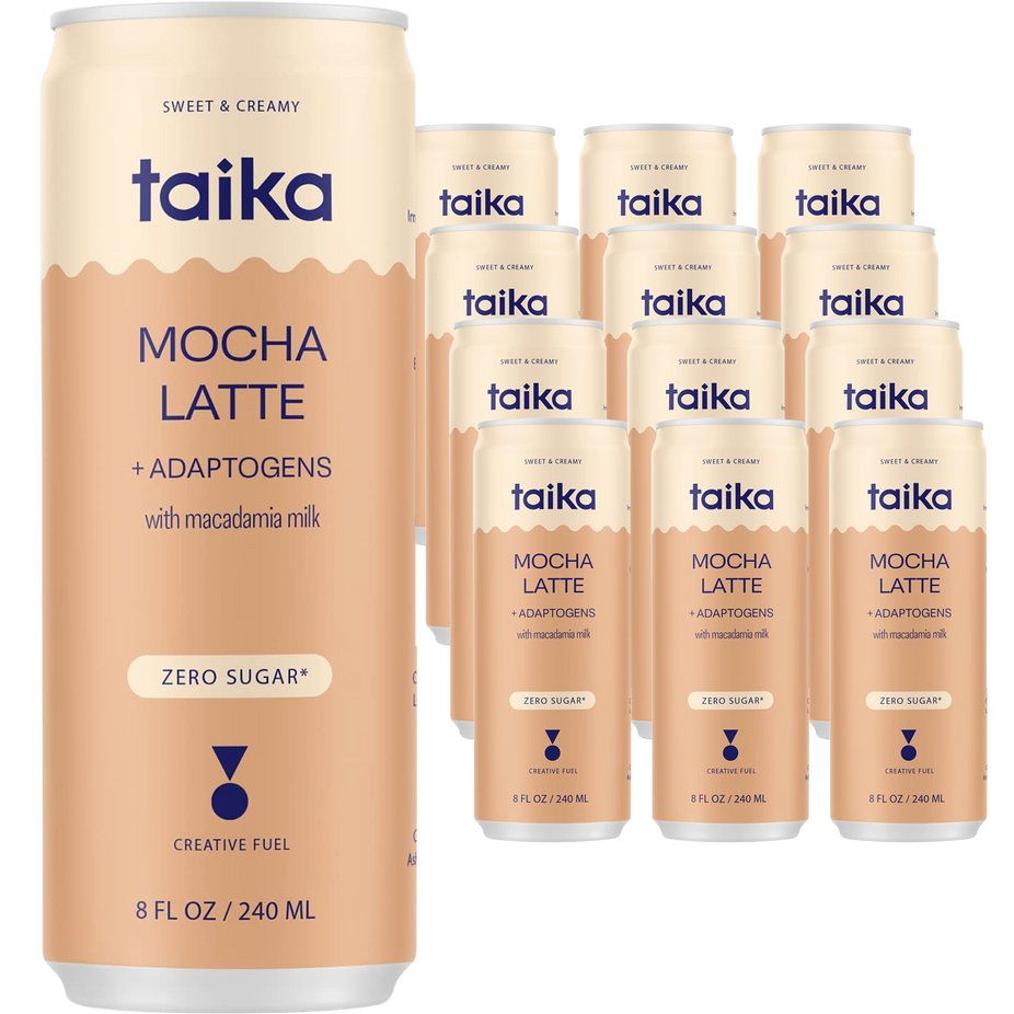 Mocha Latte + Adaptogens with Macadamia Milk (12 Pack)