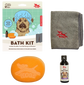 Dog Bath Kit - Microfiber Towel, Bath Sponge and Shampoo