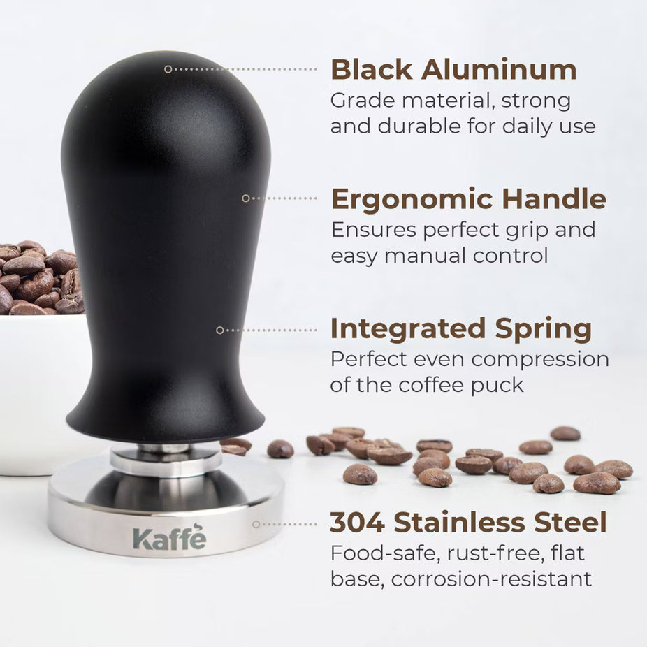 Espresso Coffee Tamper with Spring - 54 mm