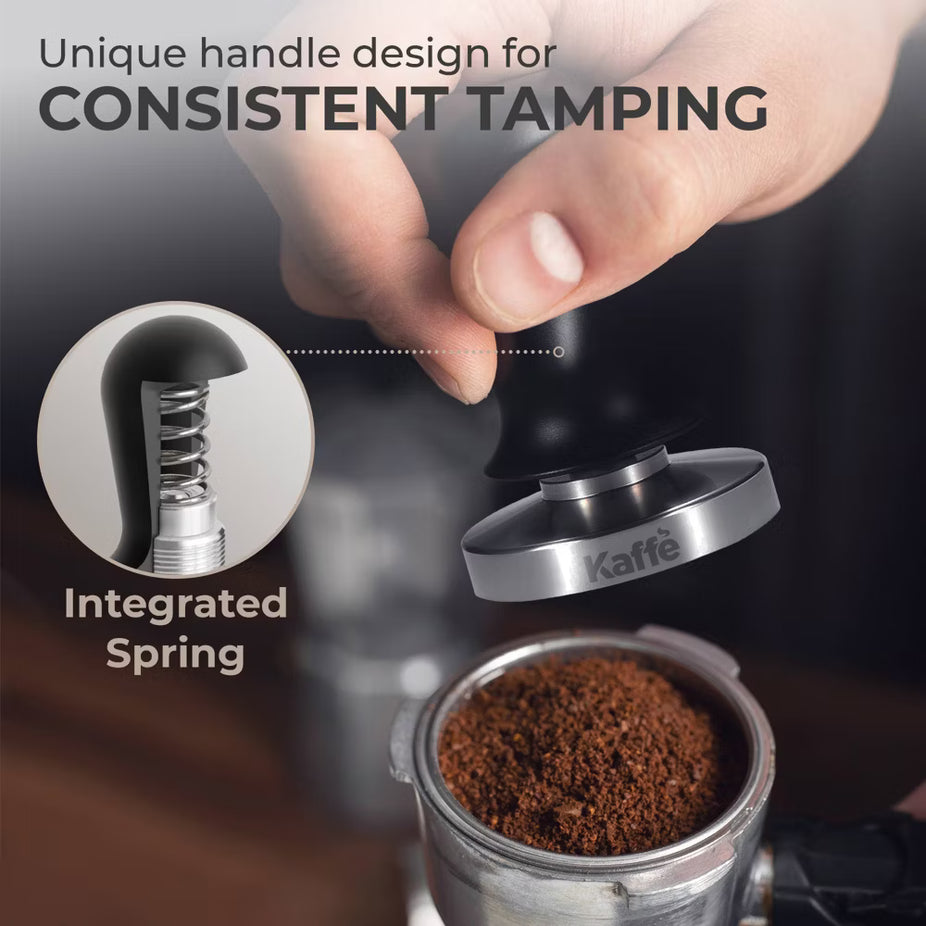 Espresso Coffee Tamper with Spring - 54 mm