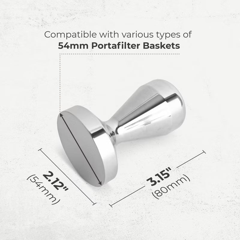Espresso Coffee Tamper Chrome
