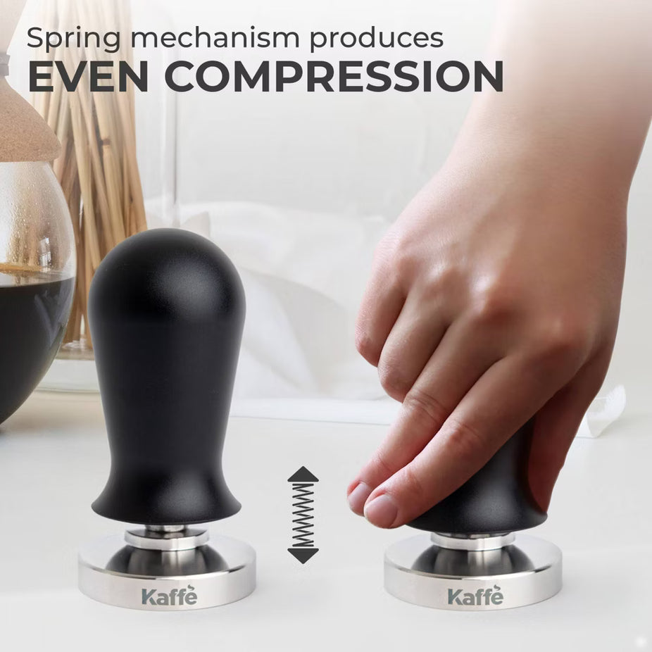 Espresso Coffee Tamper with Spring - 54 mm