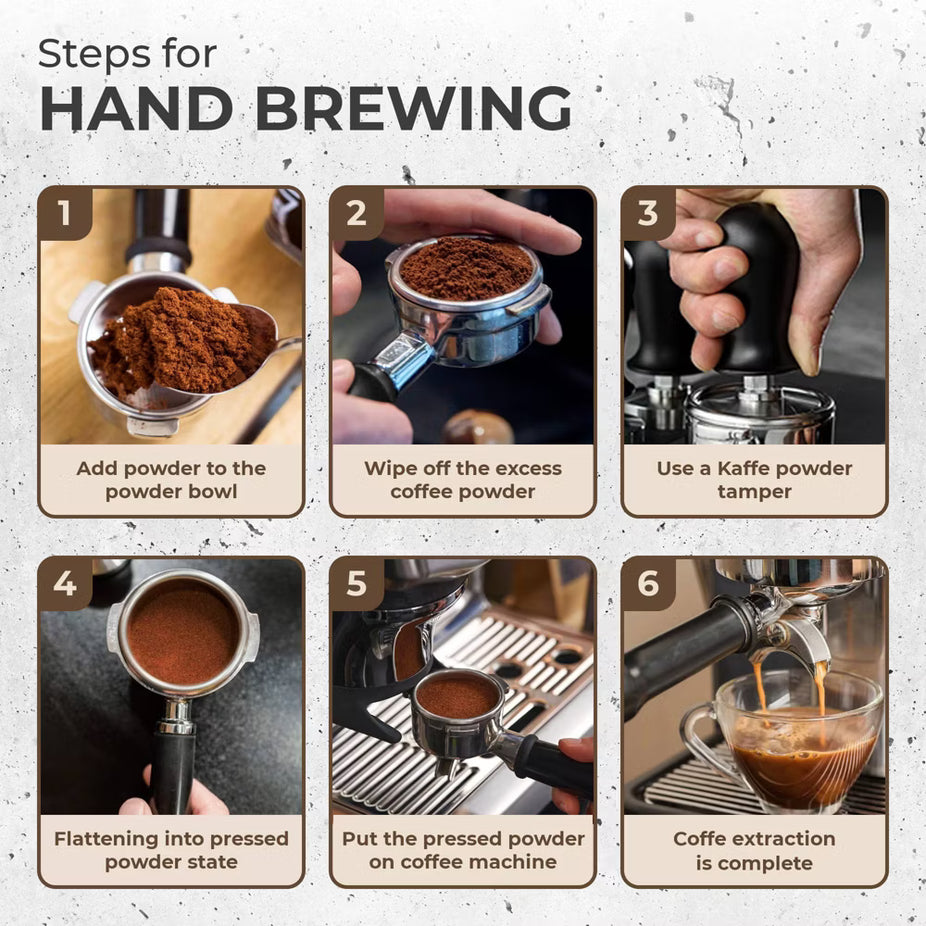 Espresso Coffee Tamper with Spring - 54 mm