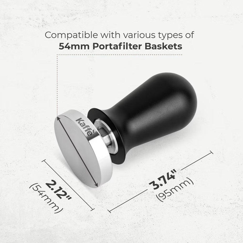 Espresso Coffee Tamper with Spring - 54 mm