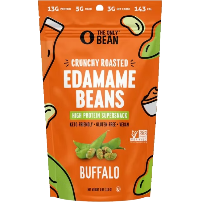 Buffalo Crunchy Roasted Edamame Bean